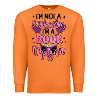 Carrot i'm not a booksorm i'm a book dragon Premium Sweatshirt - MaliasSmallBusiness