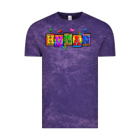 Cloud Purple pride human Vintage Tee - Zillion Design Studio