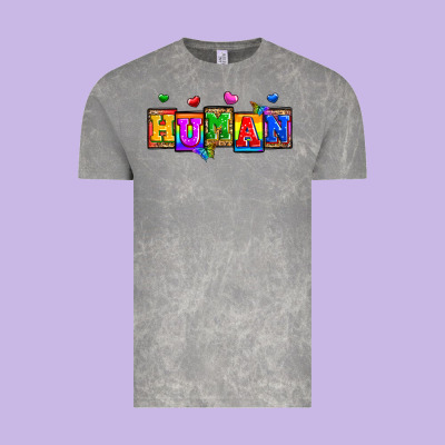 Pride Human Vintage Tee Designed By Zillion Design Studio