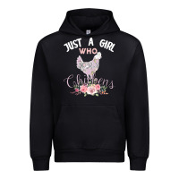 Black Just a girl who loves chickens Urban Hoodie - Bettercallsaul