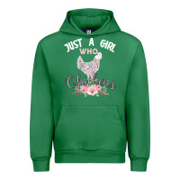 Emerald Just a girl who loves chickens Urban Hoodie - Bettercallsaul