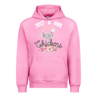 Fuchsia Pink Just a girl who loves chickens Urban Hoodie - Bettercallsaul