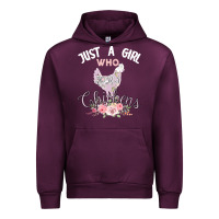 Mauve Wine Just a girl who loves chickens Urban Hoodie - Bettercallsaul