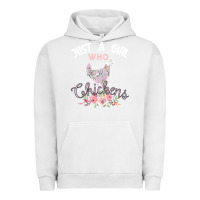 Pigment Lunar Rock Just a girl who loves chickens Urban Hoodie - Bettercallsaul