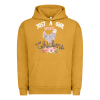 Pigment Peanut Butter Just a girl who loves chickens Urban Hoodie - Bettercallsaul