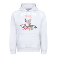 White Just a girl who loves chickens Urban Hoodie - Bettercallsaul
