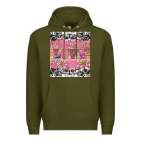 Army Green v.d love and lotus tumbler Premium Hoodie - AdoDesignShop