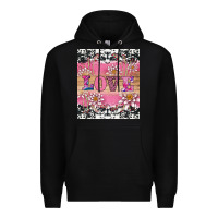 Black v.d love and lotus tumbler Premium Hoodie - AdoDesignShop