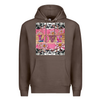 Coffee v.d love and lotus tumbler Premium Hoodie - AdoDesignShop