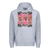 Heather Grey v.d love and lotus tumbler Premium Hoodie - AdoDesignShop