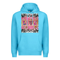 Ocean Blue v.d love and lotus tumbler Premium Hoodie - AdoDesignShop