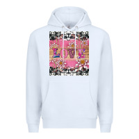 White v.d love and lotus tumbler Premium Hoodie - AdoDesignShop