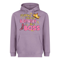 Lavender birthday boss Heavyweight Hoodie - MaliasSmallBusiness