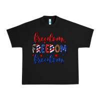 Black Freedom freedom freedom Urban Heavy Tee - Neo Western