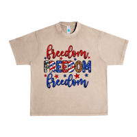 French Oak Freedom freedom freedom Urban Heavy Tee - Neo Western