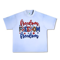 Grape Ice Freedom freedom freedom Urban Heavy Tee - Neo Western