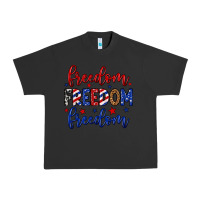 Pigment Black Freedom freedom freedom Urban Heavy Tee - Neo Western