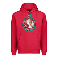 Cardinal baseball and western roses teardrop  7 Premium Hoodie - BundleAndBundleShop