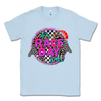 Dusty Blue it's race day y'all Classic Tee - AdoDesignShop