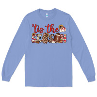 Colony Blue tis the season american football little debbie tree cakes Long Sleeve Tee - JahusDesignShop