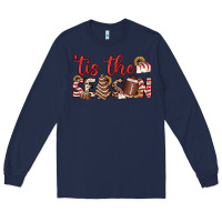 Navy tis the season american football little debbie tree cakes Long Sleeve Tee - JahusDesignShop