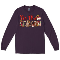 Plum tis the season american football little debbie tree cakes Long Sleeve Tee - JahusDesignShop