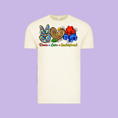 Peace Love Understand Vintage Tee Designed By Zillion Design Studio