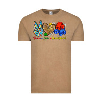 Vintage Coffee peace love understand Vintage Tee - Zillion Design Studio