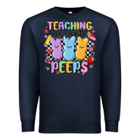 Navy teaching my favorite peeps Premium Sweatshirt - MaliasSmallBusiness