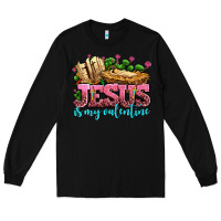 Black jesus is my valentine Long Sleeve Tee - AdoDesignShop