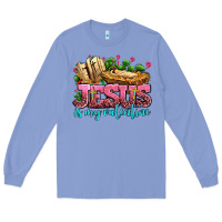 Colony Blue jesus is my valentine Long Sleeve Tee - AdoDesignShop