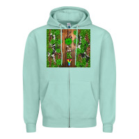 Seafoam lucky Zipper Hoodie - Artiststas