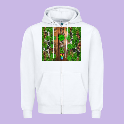 Lucky Zipper Hoodie Designed By Artiststas