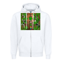 White lucky Zipper Hoodie - Artiststas