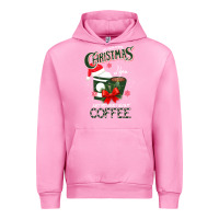 Fuchsia Pink All I Want For Christmas Is You Just Kidding I Want Coffee Urban Hoodie - Bettercallsaul