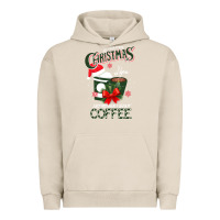 Pigment French Oak All I Want For Christmas Is You Just Kidding I Want Coffee Urban Hoodie - Bettercallsaul