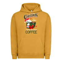 Pigment Peanut Butter All I Want For Christmas Is You Just Kidding I Want Coffee Urban Hoodie - Bettercallsaul