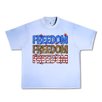Grape Ice Freedom freedom freedom Urban Heavy Tee - Neo Western