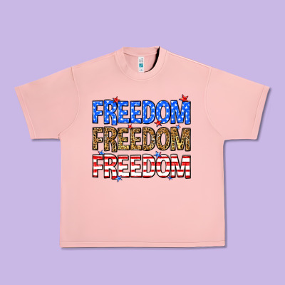 Freedom Freedom Freedom Urban Heavy Tee Designed By Neo Western