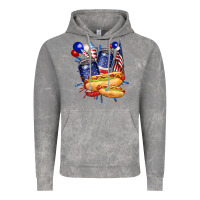 Cloud Rock hotdog with beers billie wilder Vintage Hoodie - texasbilliewilder