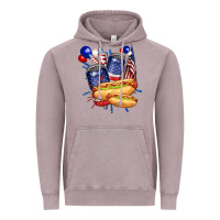 Vintage Zinc hotdog with beers billie wilder Vintage Hoodie - texasbilliewilder