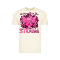 Stronger Than The Storm Breast Cancer Vintage Tee | Teevron