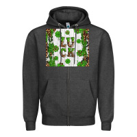 Charcoal Heather luck Zipper Hoodie - Artiststas