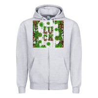Heather Grey luck Zipper Hoodie - Artiststas