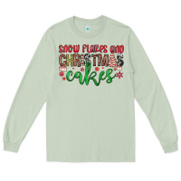 Matcha Snowflakes and Christmas cakes Long Sleeve Tee - JahusDesignShop