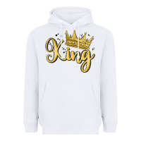 White king Heavyweight Hoodie - MaliasSmallBusiness