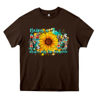 Chocolate Brown being a mom makes my life complete Heavy Core Tee - RacoonDesign