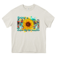 Cream being a mom makes my life complete Heavy Core Tee - RacoonDesign