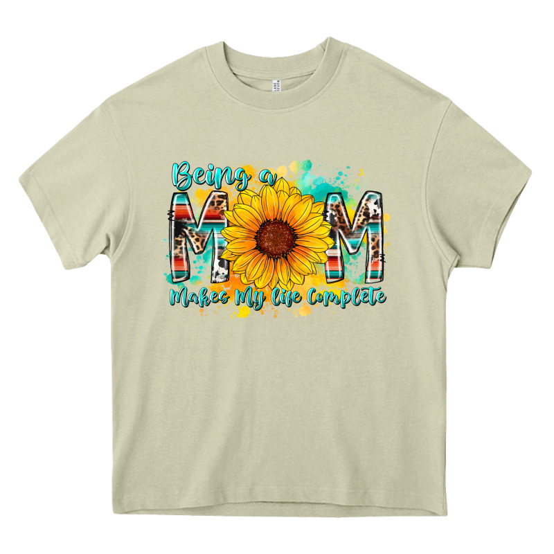Being A Mom Makes My Life Complete Heavy Core Tee by RacoonDesign | Teevron
