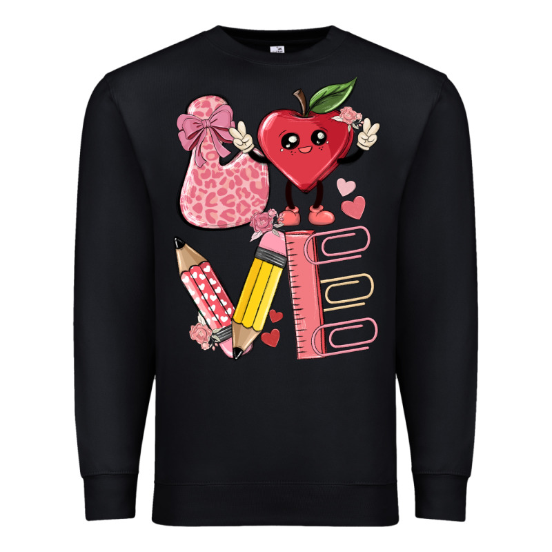 Love Teacher Premium Sweatshirt by MaliasSmallBusiness | Teevron